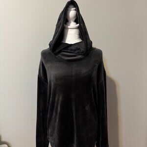 Eight2Nine Women's Medium Black Velvet Hoodie - Excellent Condition